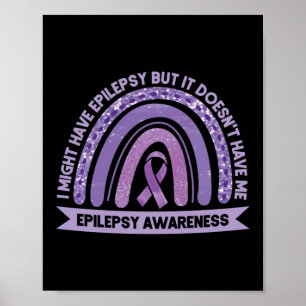 Poster Posso Ter Consciência Epilepsia Arco-Íris Puro