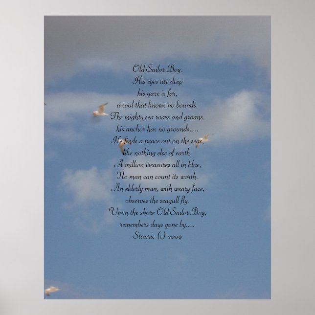 Poster poster, (Frente)