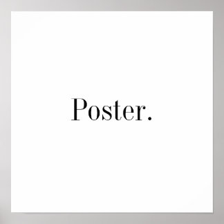 Póster Pôster.