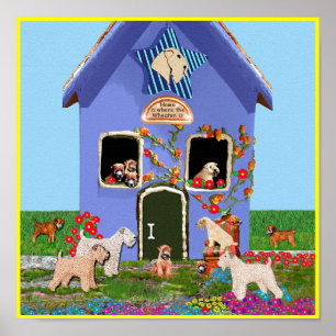 Poster Poster: A casa é o lugar onde o Wheaten está