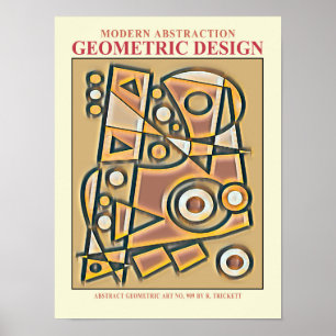 Poster Pôster Abstract Geometric EP No. 6