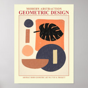 Poster Pôster Abstract Geometric EP No. 7