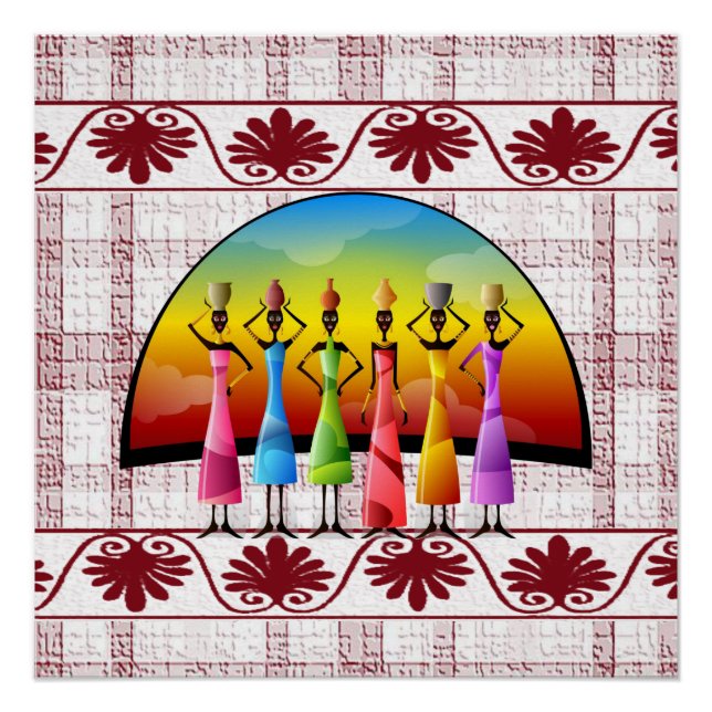 Póster Poster africano (Frente)