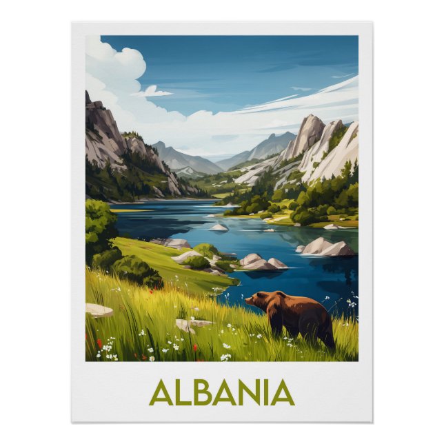 Póster Poster Albania (Frente)