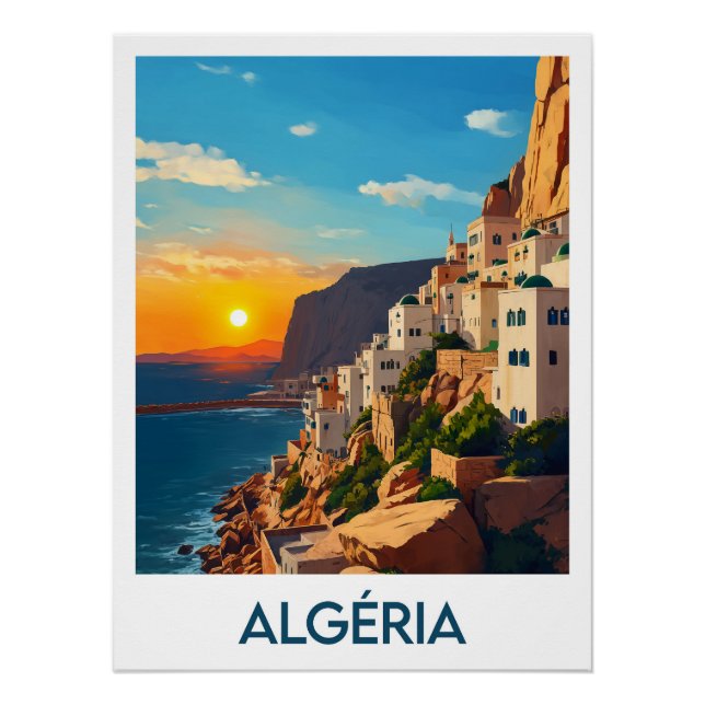 Póster Poster Algeria (Frente)