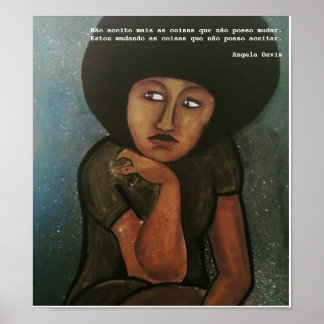 Poster Pôster Angela Davis
