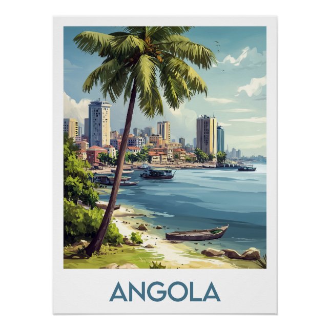 Póster Poster Angola (Frente)