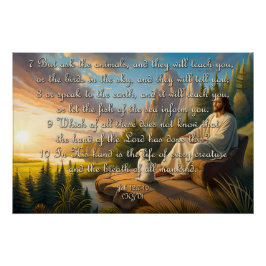 Póster Poster animal - Trabalho 12:7-10