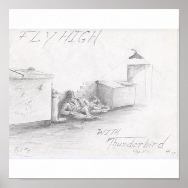 Poster Poster, Anti-fármaco e álcool (Frente)