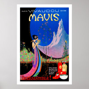 Póster Poster: Anúncio do art deco - pelo empacotador de
