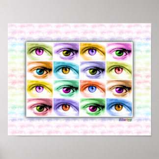 Poster Poster, Arte - Olhos de Arte Pop