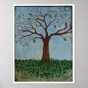 Póster POSTER: Árvore da primavera