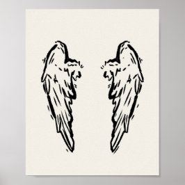 Poster Pôster As Asas de Anjo da Heterochromia