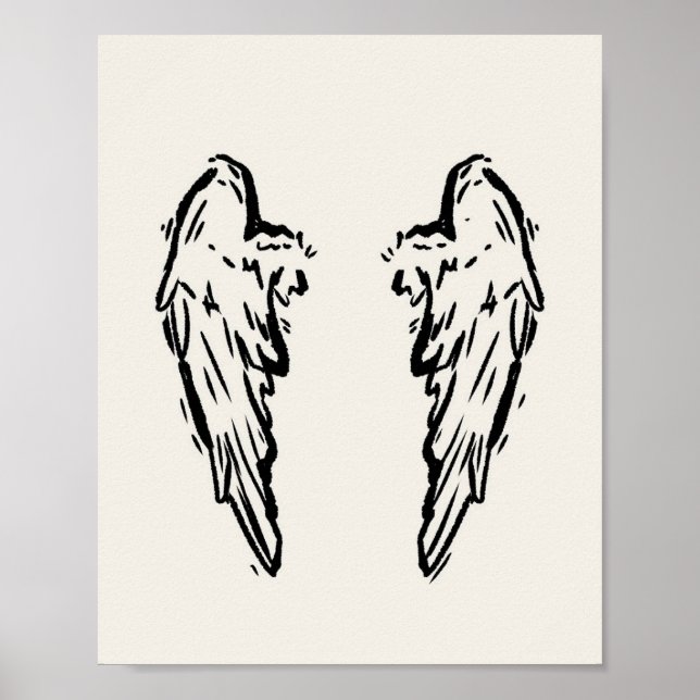 Poster Pôster As Asas de Anjo da Heterochromia (Frente)