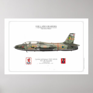 Póster Pôster AT-26 Xavante - FAB