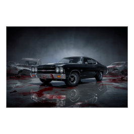 Póster Poster Auto Noir