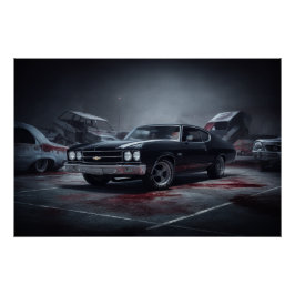 Póster Poster Auto Noir 02