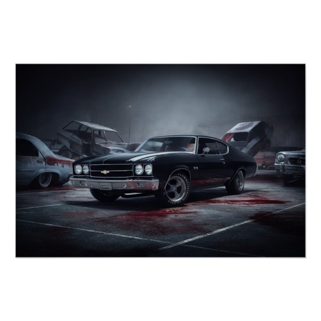 Póster Poster Auto Noir 02 (Frente)