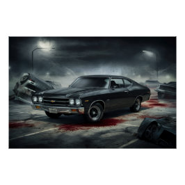 Póster Poster Auto Noir 03