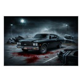 Póster Poster Auto Noir 06
