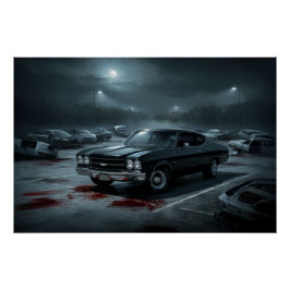 Póster Poster Auto Noir 07