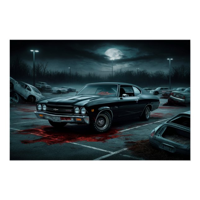 Póster Poster Auto Noir 12 (Frente)