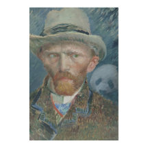 Poster: Autoretrato de Van Gogh com Panda Gigante