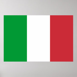 Póster Poster: Bandeira de Italia