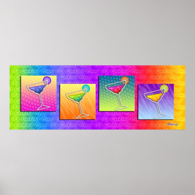Póster Poster, Banner - Pop Art Margaritas (Frente)