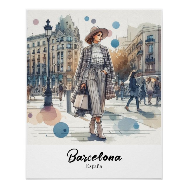 Póster Poster Barcelona (Frente)