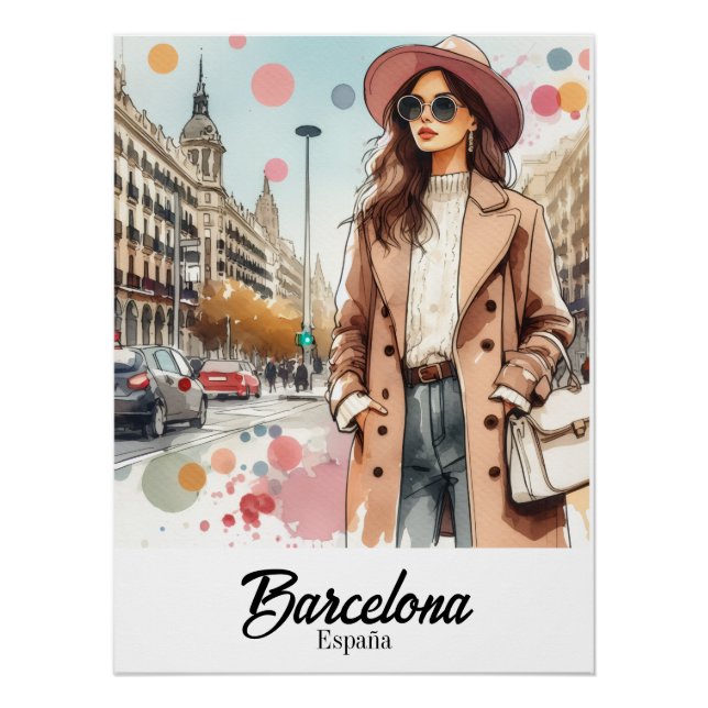 Póster Poster Barcelona (Frente)