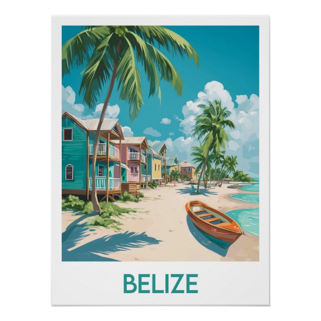 Póster Poster Belize (Frente)
