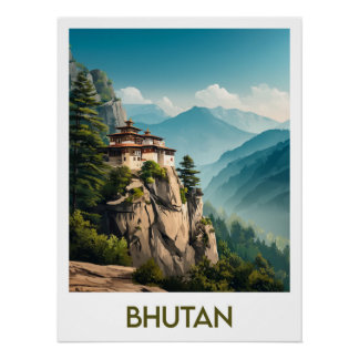 Póster Poster Bhutan