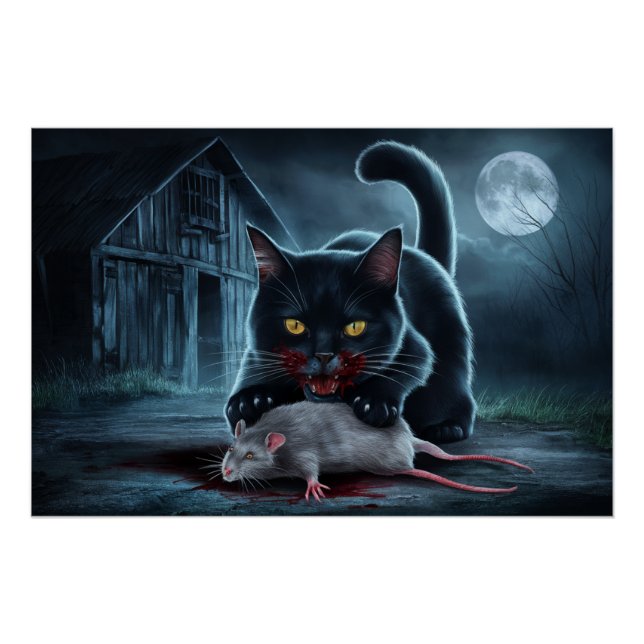 Póster Poster Black Cat and Rat (Frente)