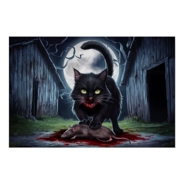 Póster Poster Black Cat and Rat 03 (Frente)