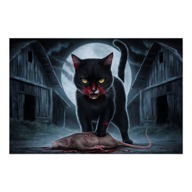 Póster Poster Black Cat and Rat 05 (Frente)
