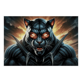 Póster Poster Black Cat and Rat 11 E