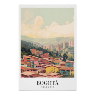 Póster Poster Bogota Vintage Voyage