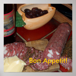 Póster Poster: "Bon Appetit!"