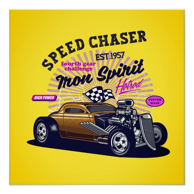 Póster Poster brilhante (Frente)