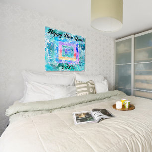 Póster Poster brilhante abstrato 20XX