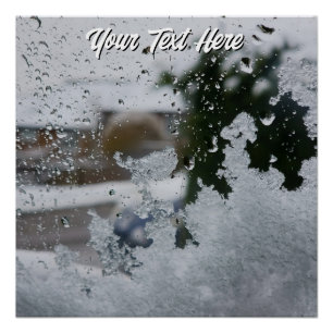 Póster Poster brilhante de toque de inverno