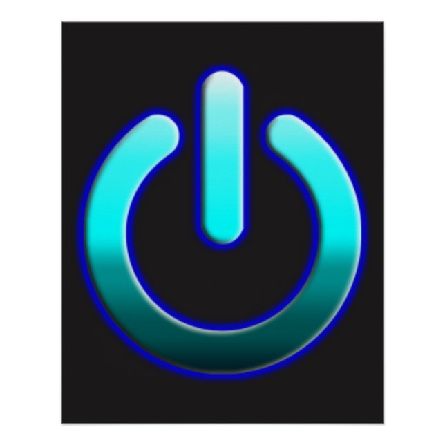 Póster Poster brilhante do Zazzle Power Zer0 (Frente)