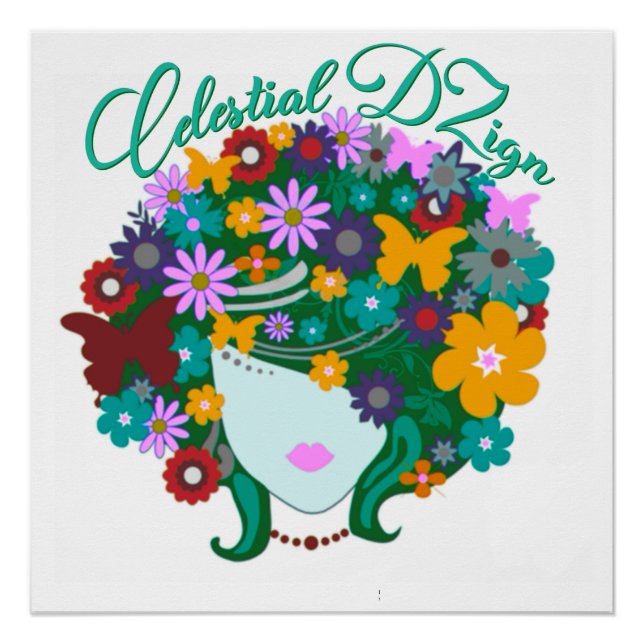 Póster Poster brilhante personalizado (Frente)