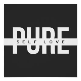 Póster Poster brilhante preto e branco