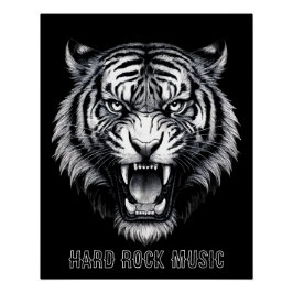 Póster Poster brillant Hard Rock Music