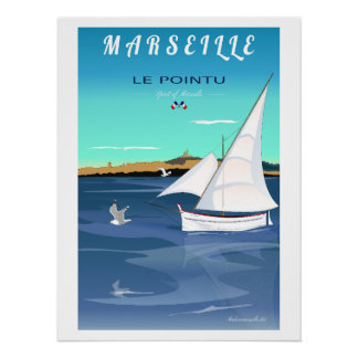 Póster Poster brillant, Le Pointu : L'Esprit de Marseille