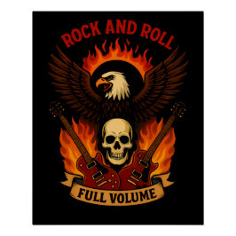 Póster Poster brillant Music Rock and Roll