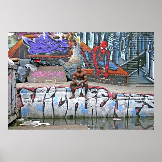 Poster Poster, "Buraco de Natação Urbana" (Frente)