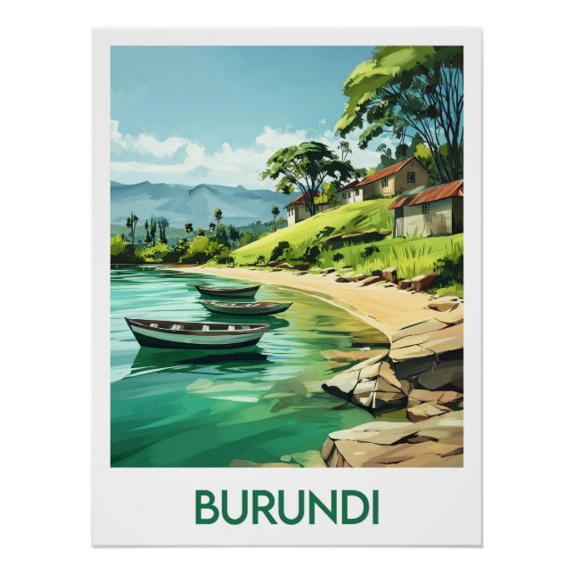 Póster Poster Burundi (Frente)